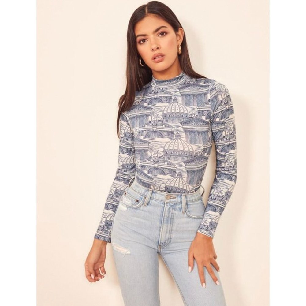 Reformation Bailey Top in Romanesque XS